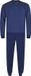 Hajo Heren pyjama Klima Light Gestreept Lange mouw Katoen/Polyester Blauw L