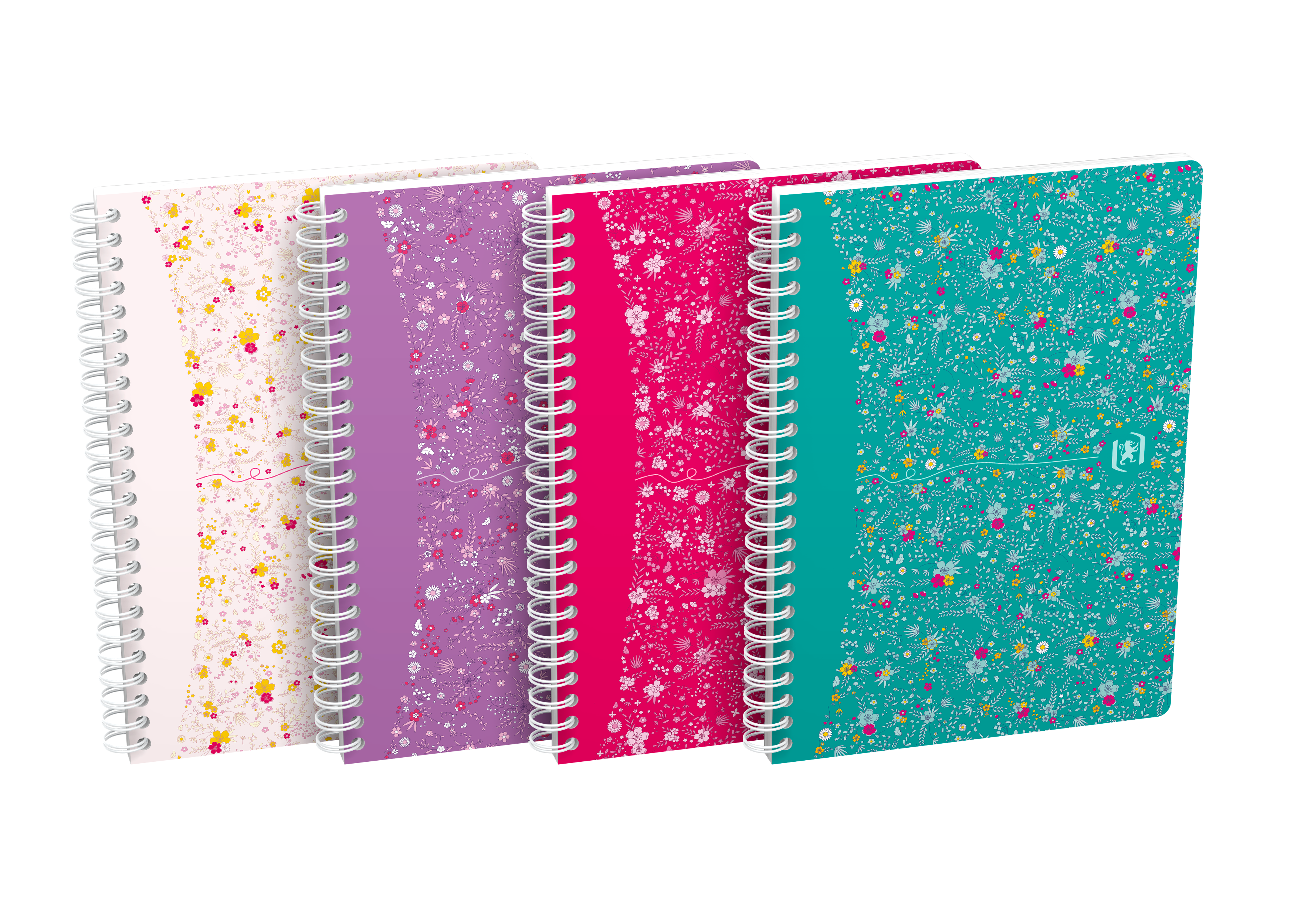 Oxford Spiraalblok Floral A5 Lijn