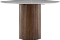 Hioshop Härön eetkamertafel Ø120 cm mocca.