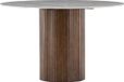 Hioshop Härön eetkamertafel Ø120 cm mocca.
