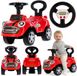sun baby Loopauto à partir de 1 an, voiture pour bébés, voiture d'intérieur pour enfants avec sons, grandes roues en plastique, protection anti-basculement, capacité de rotation limitée (Rouge)