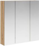 vidaXL Badkamerspiegelkast Artisanaal eiken 70 x 14,5 x 70 cm