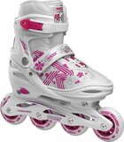 Roces Jokey 3.0 Meisjes Inlineskates - Wit/Roze - Maat 26-29