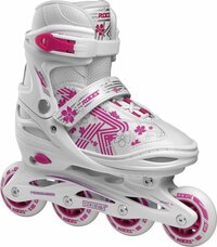 Roces Jokey 3.0 Meisjes Inlineskates - Wit/Roze - Maat 26-29