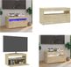 vidaXL Tv-meubel met LED-verlichting 75x35x40 cm sonoma eikenkleurig