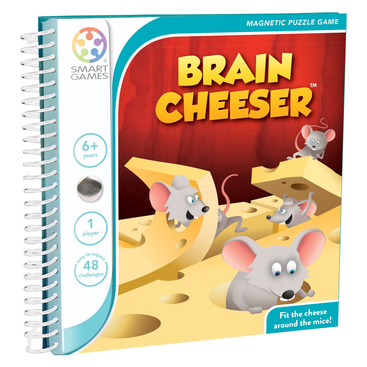 SmartGames Brain Cheeser - Denkspel voor Kinderen en Volwassenen - 48 Uitdagingen
