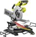 RYOBI 18V ONE+ scie radiale avec onglet réglable, 216 mm, capacité 70 x 270 mm, guidage laser, lame de scie 48 dents, numéro de modèle R18MS216-0