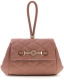 GUESS Frances Mini Flap Crossbody Bag Rosewood