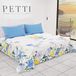 PETTI Artigiani Italiani - Sprei lente-zomer voor tweepersoonsbed, bloemenpatroon 04, 100% microvezel, hypoallergeen, 100% Made in Italy