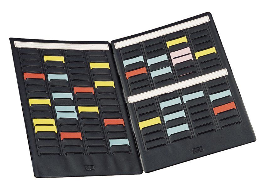 Nobo T-Kaart Miniplanner 2 Bladen Maat 1,5 - Bureaukalender - Wit