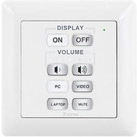 Extron MediaLink MLC 62 RS EU - Afstandsbediening wandmodule - 8 knoppen - kabel/infrarood - wit
