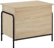 vidaXL Opbergbox Sonoma Eiken 80 x 40 x 49,5 cm Bewerkt hout