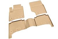 Op ELEMENT Op maat gemaakte 3D vloermatten voor VW Touareg I 2002-2010, 4-delig (beige)