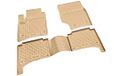 Op ELEMENT Op maat gemaakte 3D vloermatten voor VW Touareg I 2002-2010, 4-delig (beige)
