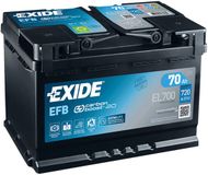 Exide EFB 12V 70Ah - Loodzuur - EFB - EL700