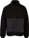 Urban Classics Short Raglan Sherpa Jacket Tussenseizoensjas zwart M