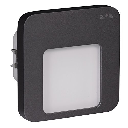 Ledix 01-221-31 LED-wandlamp, aluminium, grafiet, 7,3 x 7,3 x 4,2 cm