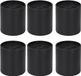 Rehausseurs de meubles Set - Rehausseurs de lit Rehausseurs de canapé - Créer un espace de rangement supplémentaire - Construction robuste en plastique - Rehausse de 4 pouces - Noir