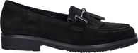 Gabor Dames Loafers Zwart Imitatieleer Blokhak 3-4 cm