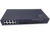 Elfcam® - Gigabit Ethernet Switch met 8 SFP-poorten en 8 Ethernet-poorten 10/100/1000 Mbps, Plug & Play, niet beheerd, robuust metaal (8 SFP-poorten)
