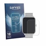 Savvies Screenprotector voor Betatree Smartwatch 1.85" - Transparant (18 Stuks)