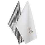 DII Theedoeken Set van 2-POP FIZZ CLINK, Katoen, 18x28