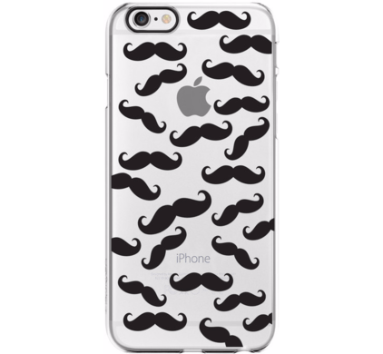 FLAVR iPlate Moustaches Apple iPhone 6/6s Zwart