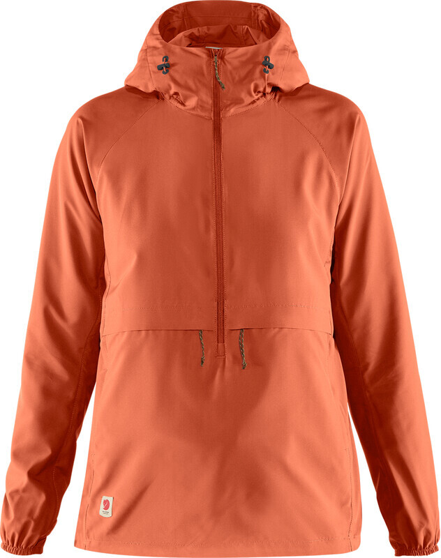 Fjällräven High Coast Lite Anorak Dames, rowan red XL 2020 Vrijetijdsjassen