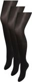 Next - Dames - Set van 3 ondoorschijnende panty's van 40 denier - Zwart