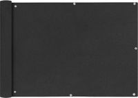 vidaXL Balkonscherm Oxford textiel 75x400 cm antraciet