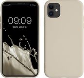 kwmobile telefoonhoesje geschikt voor Apple iPhone 11 - Back cover in crème