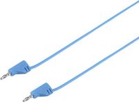 Voltcraft MSB-200 Câble de mesure [Fiche banane 2 mm - Fiche banane 2 mm] 0,60 m Bleu 1 pièce(s)