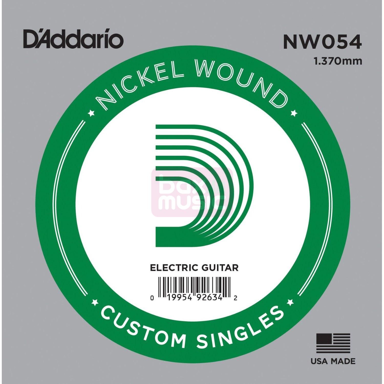 D'ADDARIO NW054 losse snaar voor ak. en elektrische gitaar