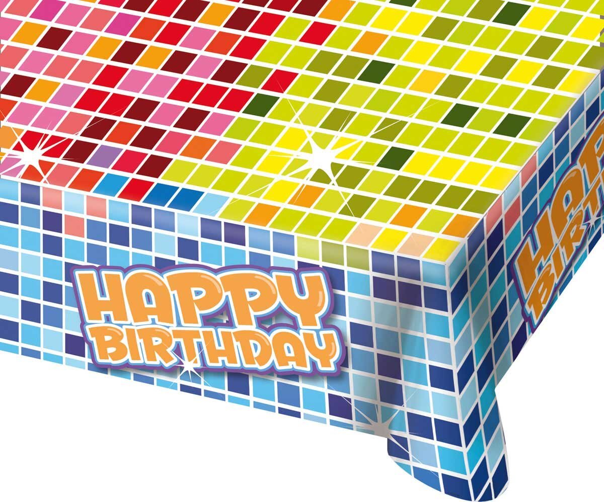 Folat Tafelkleed Birthday Blocks 130x80cm