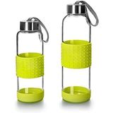 IBILI Glazen fles, Sky, 360 ml, groen