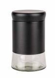 Wenko Boga Glazen Opbergpot Zwart 0.6 Liter