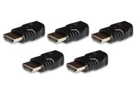 LINK LKADAT5405 Adapter HDMI-stekker naar Micro HDMI "D" bus - Full HD 1080p videoconverter voor camera's, tablets, pc's en monitors, 5 stuks