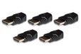 LINK LKADAT5405 Adapter HDMI-stekker naar Micro HDMI "D" bus - Full HD 1080p videoconverter voor camera's, tablets, pc's en monitors, 5 stuks