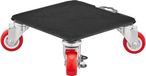 Meubelroller met Hefstang - Draagvermogen 1575 kg - Zwenkwielen 5x 360° - Afmeting 19,8 x 19,8 x 7,5 cm