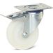 Meso Zwenkwiel nylon met rem 100mm - 200kg draagvermogen
