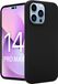 Coverzs Luxe Liquid Silicone case iPhone 14 Pro Max (zwart)