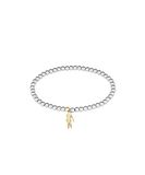 Lacoste ORBE-collectie geelgouden kralenarmband voor dames, 2040332