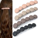 Bangbobi Haarstrik Dames - Rode Haarstrik - Satijnen Haarspeld voor Dames - Grote Haarstrikken in Zwart en Rood (2 Stuks)