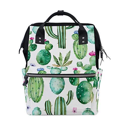 My Daily Aquarel Cactus Reizen Rugzak Luiertas School Casual Dagrugzak voor Vrouwen Tieners