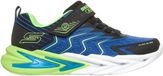 Skechers FLEX-GLOW ULTRA - PRISM-PACER Jongens Veterschoenen - Zwart / Blauw / Lime