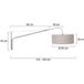 Steinhauer Wandlamp Staalkleurig 9329ST met Grijs Grof Linnen Kap - Elegant Classy