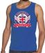 Bellatio Decorations Engeland Blauw Engeland drinking team tanktop / mouwloos shirt / tanktop / mouwloos shirt blauw heren - United Kingdom kleding L