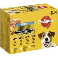 Pedigree Natvoer Hond Volwassen, Multipack, Gevogelte-Selectie, in Saus 12x100 g