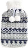 Merkloos / Sans marque Cosy & Trendy Warmwaterkruik - 2L - Blauw