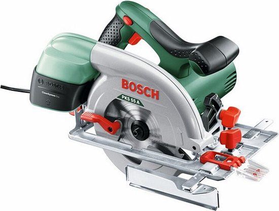 Bosch PKS 55 A Cirkelzaag - 1200W - 160mm Zaagblad - 55mm